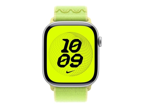 Apple Nike - Sløyfe for smart armbåndsur - 46mm - 145 - 220 mm - volt splash - for Watch Hermès Series 9, SE 3, Series 10, Series 11, Series 8, Ser...