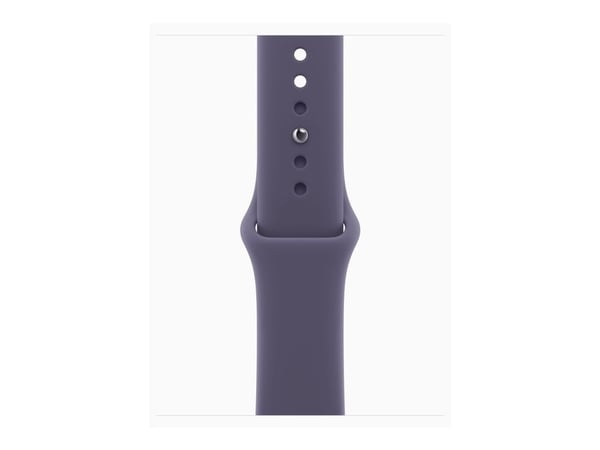 Apple Watch Series 11 GPS 42mm Silver Aluminium Case with Purple Fog Sport Band - S/M