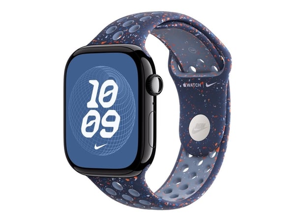 Apple Nike - Älykellon hihna - 46mm - koko S/M - sininen hihna - Watch Hermès Series 9, SE 3, Series 10, Series 11, Series 8, Series 9, Ultra 2, Ul...
