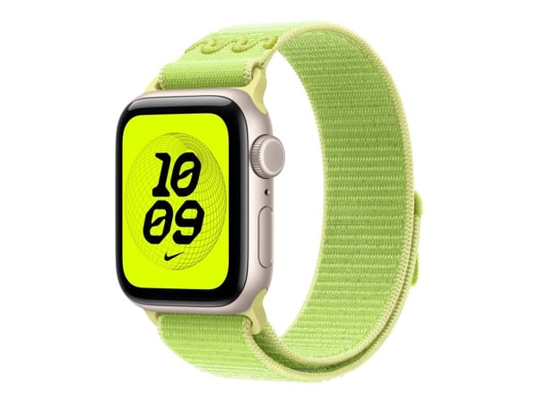 Apple Nike - Sløyfe for smart armbåndsur - 40mm - 130 - 190 mm - volt splash - for Watch Hermès Series 7, Hermès Series 9, SE 3, Series 10, Series ...