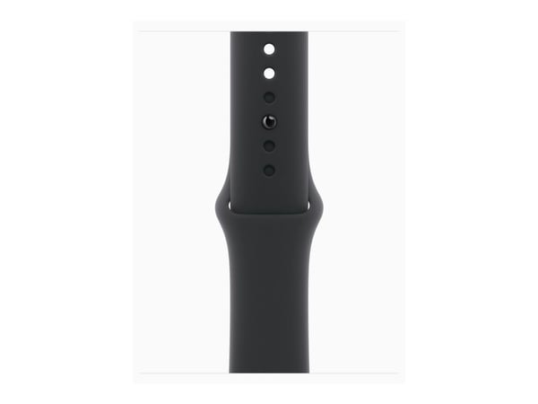 Apple Watch Series 11 GPS + Cellular 42mm Space Grey Aluminium Case with Black Sport Band - S/M