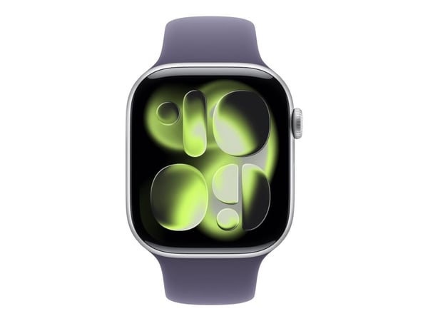 Apple - Bånd for smart armbåndsur - 46mm - M/L (passer håndledd på 160 - 210 mm) - purpur tåke - for Watch Hermès Series 9, SE 3, Series 10, Series...
