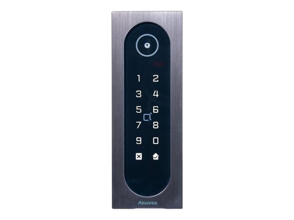 Akuvox A08S - Terminal for tilgangskontroll - Keypad, QR Code Reader, RFID - kablet, trådløs - Bluetooth - 10/100 Ethernet