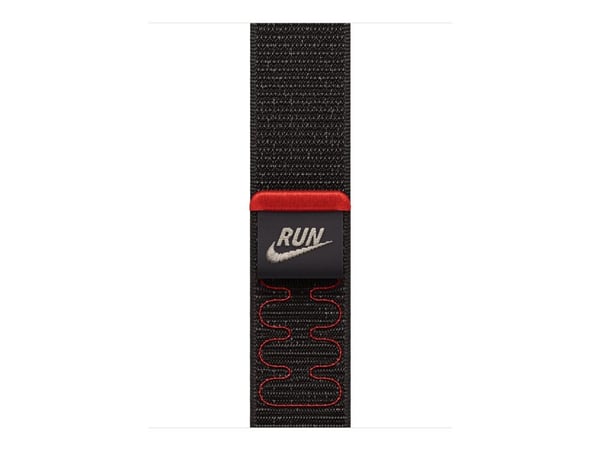 Apple Nike - Sløyfe for smart armbåndsur - 42mm - 130 - 190 mm - midnatts sort - for Watch Hermès Series 7, Hermès Series 9, SE 3, Series 10, Serie...