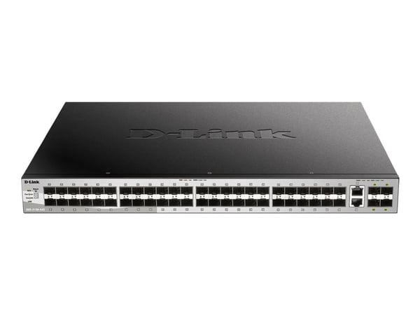 D-Link DGS 3130-54S - Switch - L3 Lite - Styrt - 48 x SFP + 2 x 10 Gigabit Ethernet + 4 x 10 Gigabit SFP+