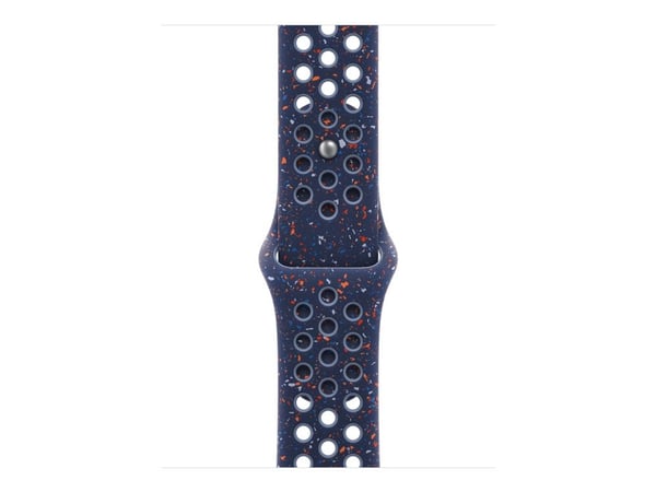 Apple Nike - Bånd for smart armbåndsur - 42mm - S/M-størrelse - blått bånd - for Watch Hermès Series 7, Hermès Series 9, SE 3, Series 10, Series 11...