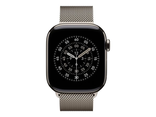 Apple - Sløyfe for smart armbåndsur - 40mm - 130 - 180 mm - naturlig - for Watch Hermès Series 7, Hermès Series 9, SE 3, Series 10, Series 11, Seri...
