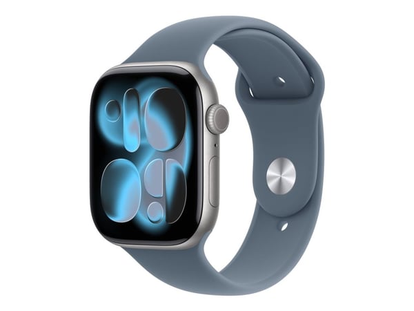 Apple - Bånd for smart armbåndsur - 46mm - M/L (passer håndledd på 160 - 210 mm) - anker blå - for Watch Hermès Series 9, SE 3, Series 10, Series 1...