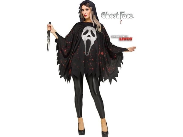 Ghost Face poncho
