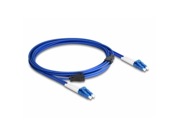 Delock - Nettverkskabel - LC-enkeltmodus (hann) til LC-enkeltmodus (hann) - 3 m - 3 mm - fiberoptisk - dupleks - 9 / 125 micron - OS2 - halogenfri ...