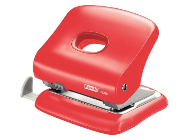 Rapid 5000360, 30 ark, Rød, Plast, 8 cm, 5,5 mm, 110 mm
