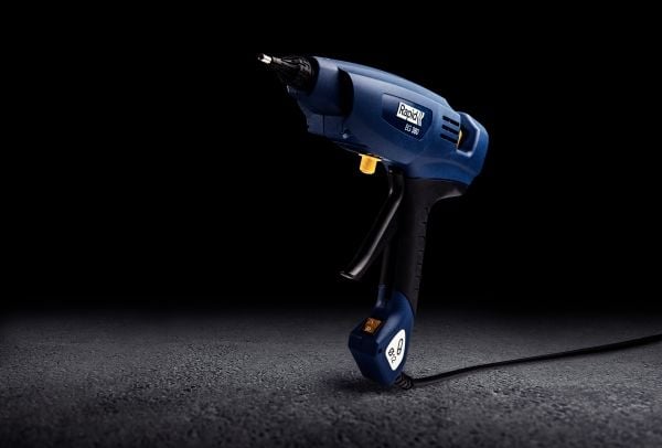 Rapid 5000018, Elektrisk limpistol, Blå, Metall, Plast, Fotoark kartong, Elektronisk, Møbel, Tre, 36,652 g/min, 60 s