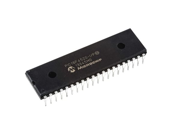 Microchip Technology PIC18F4520-I/P Sulautettu mikrokontrolleri PDIP-40 8-bittinen 40 MHz Antal I/O 36 Microchip Technology PIC18F4520-I/P Sulautettu mikrokontrolleri PDIP-40 8-bittinen 40 MHz Antal I/O 36