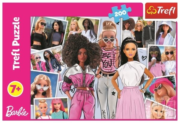 Trefl Barbie Puzzle 200, 200 brikker, Leker, 7 år