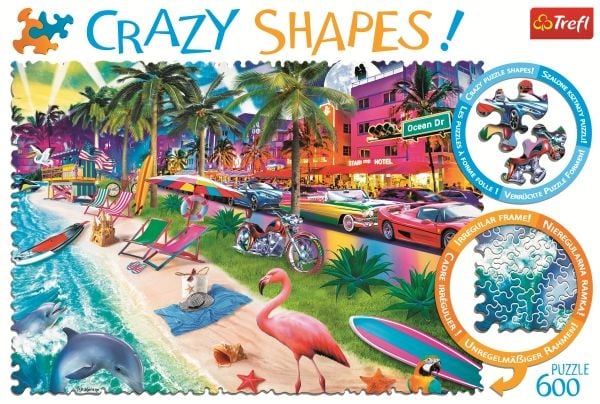 Trefl Crazy Shapes!, 600 stykker, Landskap, 10 år