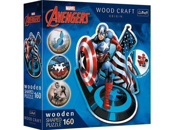 Trefl trepuslespill 160 Fearless Captain America