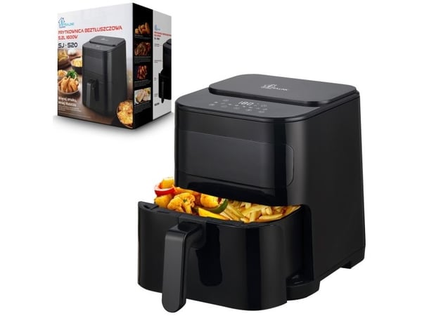 ExtraLink Extralink HOME AIR FRYER 5,2L EU SJ-520 frityrkoker Enkel 5,2 l Varmluftsfrityrkoker Svart