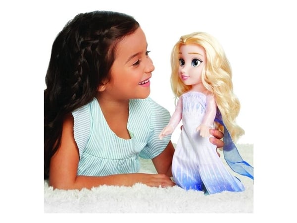 Disney Frozen 2 Elsa the Snow Queen, Stor dukke, Jente, 3 år, Flerfarget