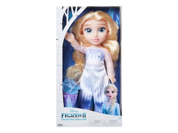 Disney Frozen 2 Elsa the Snow Queen, Stor dukke, Jente, 3 år, Flerfarget