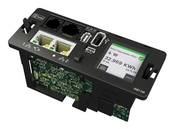 Vertiv Geist VA4G31A0, Overvåket, 1U, Enkelfaset, Horisontal, Sort, 12 AC-utganger
