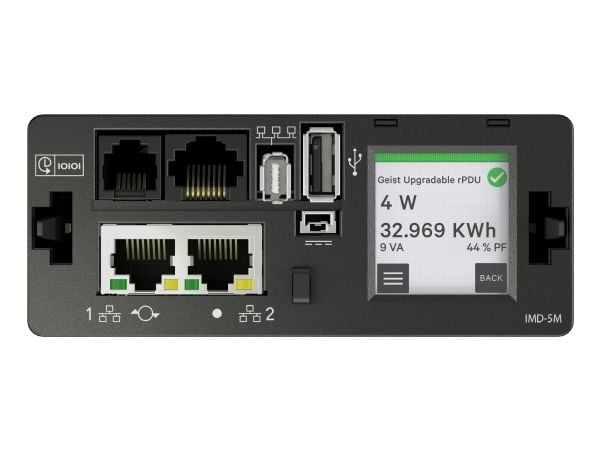 Vertiv Geist VA4G31A0, Overvåket, 1U, Enkelfaset, Horisontal, Sort, 12 AC-utganger