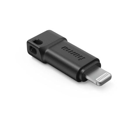 Hama 00201734, Lightning, USB C, Uros, Naaras, musta, Suora