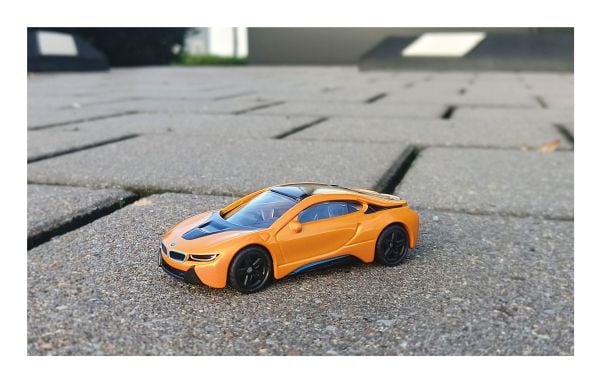 Siku BMW i8, Bil, Gutt/Jente, Plast, Metall, Svart, Gult, 33 mm, 80 mm