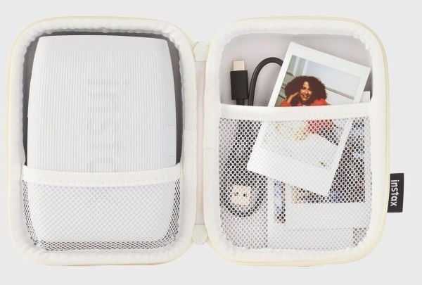 Pokrowiec Fujifilm Fujifilm Veske til Instax mini Link 3 leire hvit