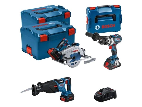 Bosch Combi-kit 3 outils 18V, 23 cm, 3,2 kg, Kompakt sag, 5000 RPM, 2500 RPM, 4,3 kg