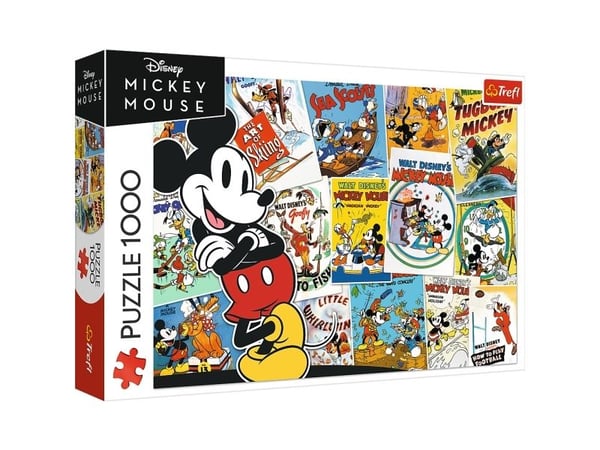 Trefl Disney: Mickey Mouse Puzzle 1000, 1000 kpl, Sarjakuvat, 12 vuosi/vuosia