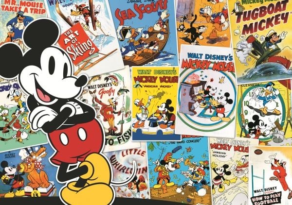 Trefl Disney: Mickey Mouse Puzzle 1000, 1000 stykker, Tegneserier, 12 år
