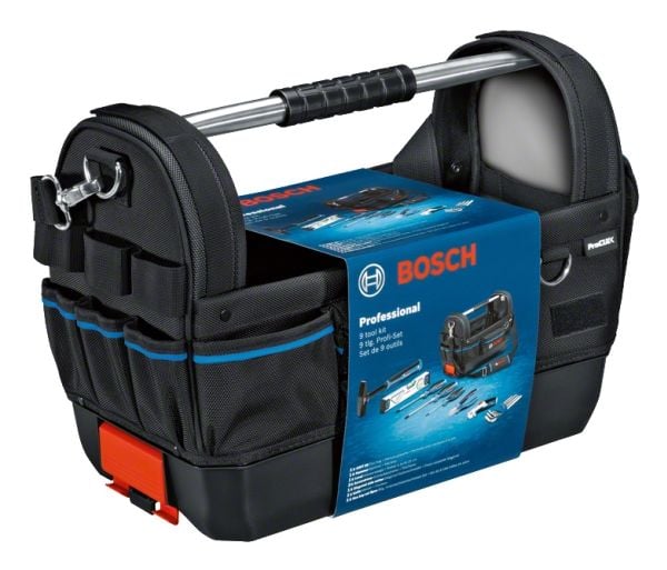 Bosch Professional GWT 20 1600A02H5B Käsityöläisen, auton, sähköasentajan, putkimiehen, ammattilaisen, teknikon työkalulaukku varustettuna (L x S x...