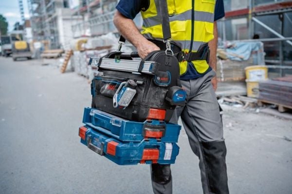Bosch Professional GWT 20 1600A02H5B Käsityöläisen, auton, sähköasentajan, putkimiehen, ammattilaisen, teknikon työkalulaukku varustettuna (L x S x...