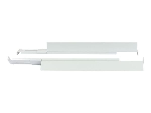 ALLNET 19rack zbh Lrail muuttuva L502849mm vaaleanharmaa 1 pari2kpl2kpl