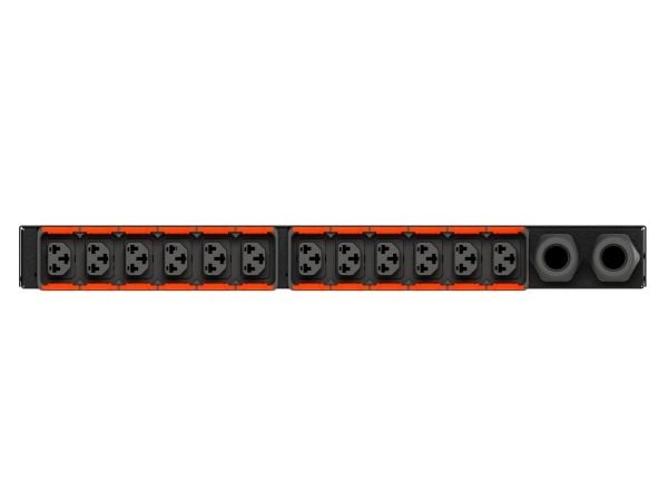 Vertiv Geist AG05M1R0-12CF13-2PS6PS6B211-D, Overvåket, 0U, Enkelfaset, Horisontal, Sort, LED