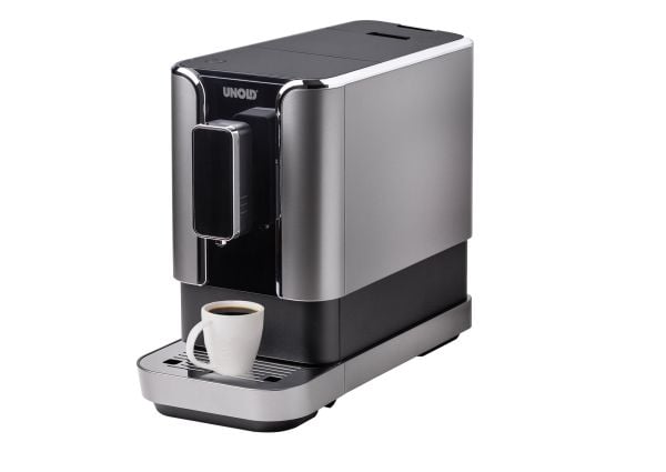 Unold Kaffeevollautomat LUCA 28835, 1,2 l, Kaffe bønner, Innebygd kaffekvern, 1470 W, Svart, Rustfritt stål