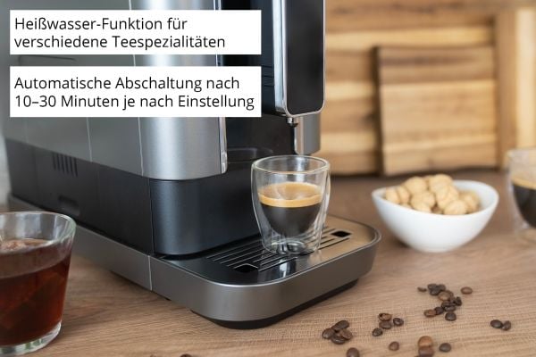 Unold Kaffeevollautomat LUCA 28835, 1,2 l, Kaffe bønner, Innebygd kaffekvern, 1470 W, Svart, Rustfritt stål