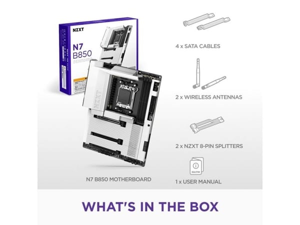 NZXT N7 B850 DDR5 Vit