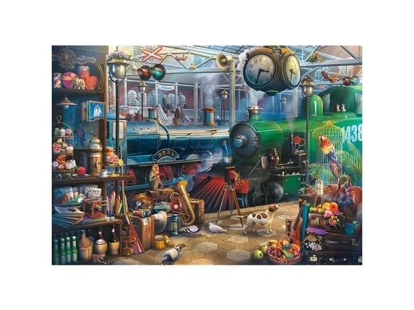 Trefl Train Station, 6000 styck, Konst