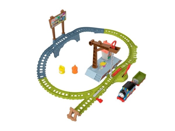 Fisher-Price Thomas & Friends Paint Delivery Set, Spill kjøretøyspor, Thomas & Friends, 3 år, AAA, Plast, Flerfarget