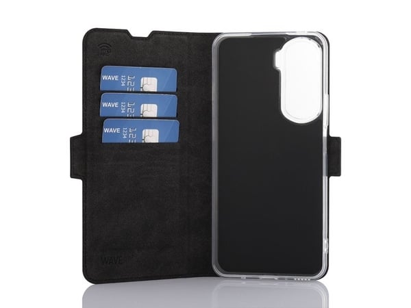 Wave -BC-HN-90L-BK, Folio-kotelo, Honor, Honor 90 Lite, musta