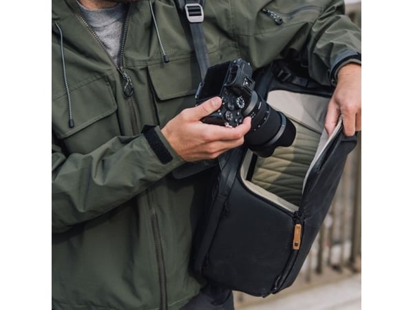 PGYTECH OneGo 2, Ryggsekk, Alle merker, Canon: R5? R7,6D Mark II?200D II Sony: A7??A7R ?A7S,FX3 Nikon: Z5?Z6?Z6..., Skulderrem, Rom til Notebook, Sort