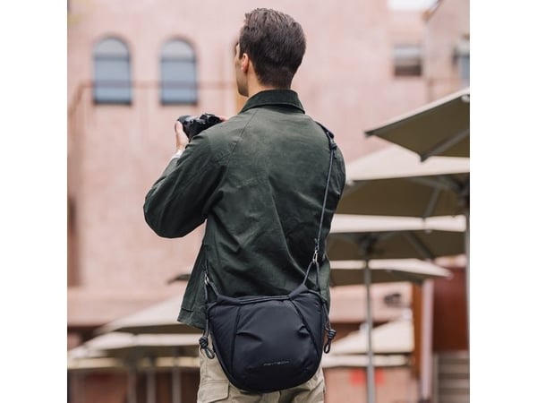 PGYTECH OneGo Rope Strap Bag, Skulder boks, Alle merker, One camera + one 70-200mm lens DJI Mini Series Drones, Skulderrem, Oransje, Hvit