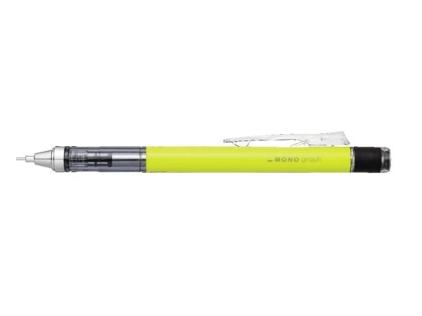 Tombow MONO graph, Gult, Plast, Hvit, 0,7 mm, Rund, Plast