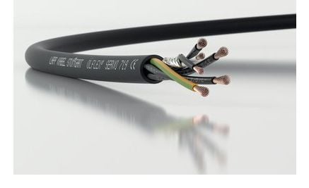 Lapp ÖLFLEX SERVO 719, Kabel för medelhög spänning, Svart, Polyvinylklorid (PVC), Koppar, 1.5 mm ², 108,3 kg/km