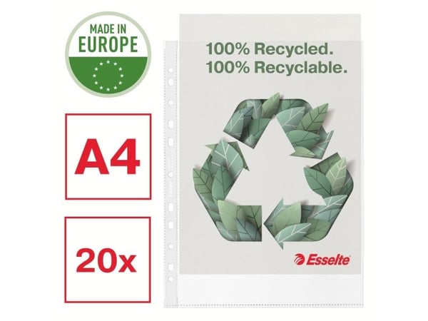 Esselte - Arkbeskytter - for A4 Maxi - blank (en pakke 20)