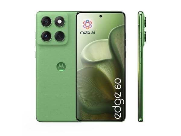 Motorola edge 60, 16,9 cm (6,67"), 8 GB, 256 GB, 50 MP, Android 15, Grønn