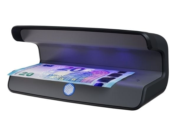 SafeScan 55 LED UV-tester for valuta og pass Svart