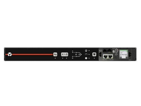 Vertiv Geist AGR5M1R5-06CF13-2PS6PS6B211-D, Overvåket, 0U, Enkelfaset, Horisontal, Sort, LED