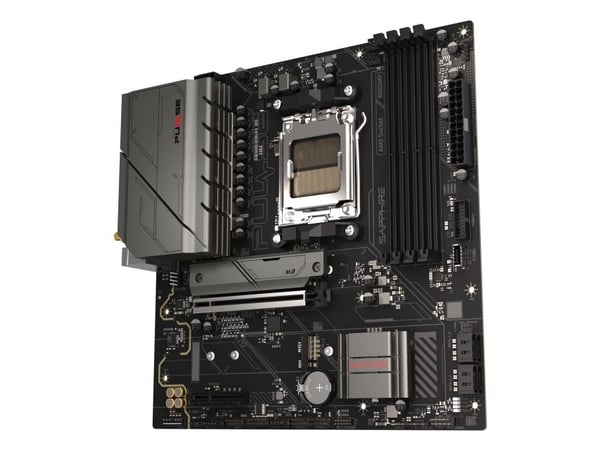 Sapphire - Hovedkort - Socket AM5 - USB 3.2 Gen 1 - innbygd grafikk (CPU kreves) - HD-lyd (8-kanalers)